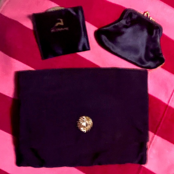 ❤️♠️Koret Clutch w/Matching tiny gold chain attachCoin Bag n/mirror!♠️❤️Adorb! - Picture 1 of 16